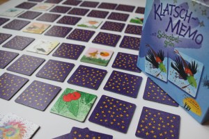 Klatsch-Memo mit Schnabelgrün