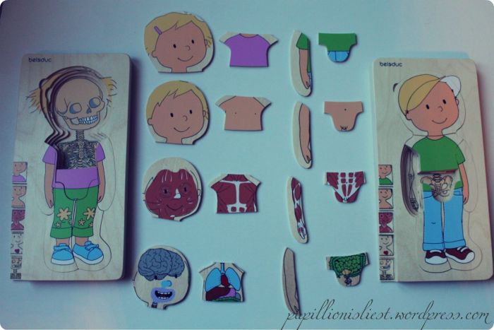 Beleduc 5-Lagen-Puzzle Dein Körper Mädchen und Junge