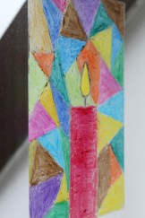 Kerze_Kirchenfenstermalerei