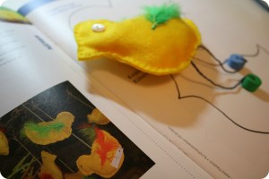 Nähen Kücken Vogel