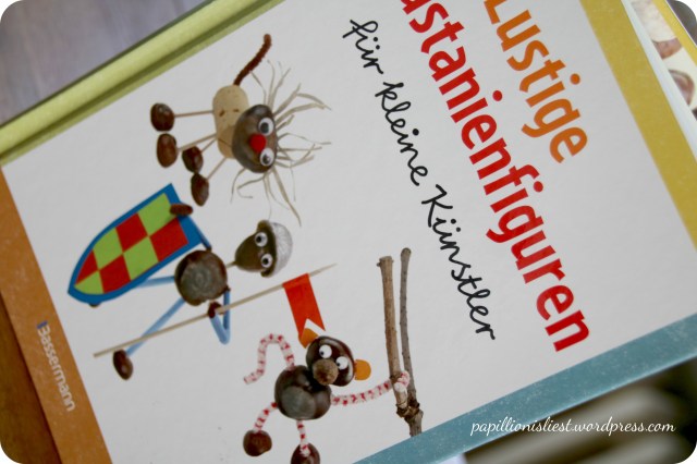 Lustige Kastanienfiguren