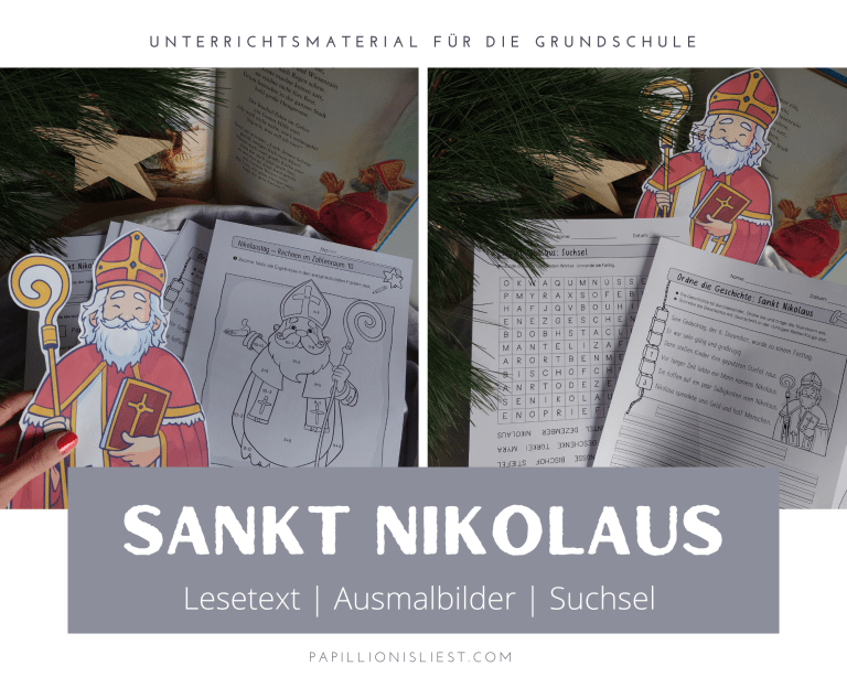  Sankt Nikolaus – Unterrichtsmaterial – Papillionis liest Illustration 